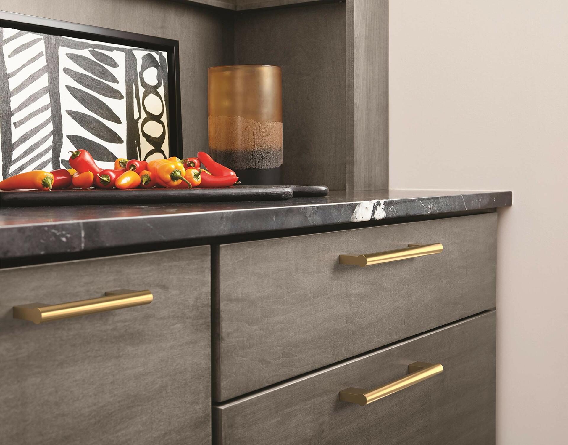 Amerock | Cabinet Pull | Champagne Bronze | 5-1/16 inch (128 mm)