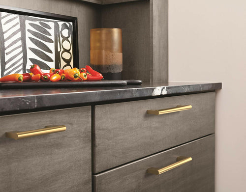 Amerock | Cabinet Pull | Champagne Bronze | 5-1/16 inch (128 mm)