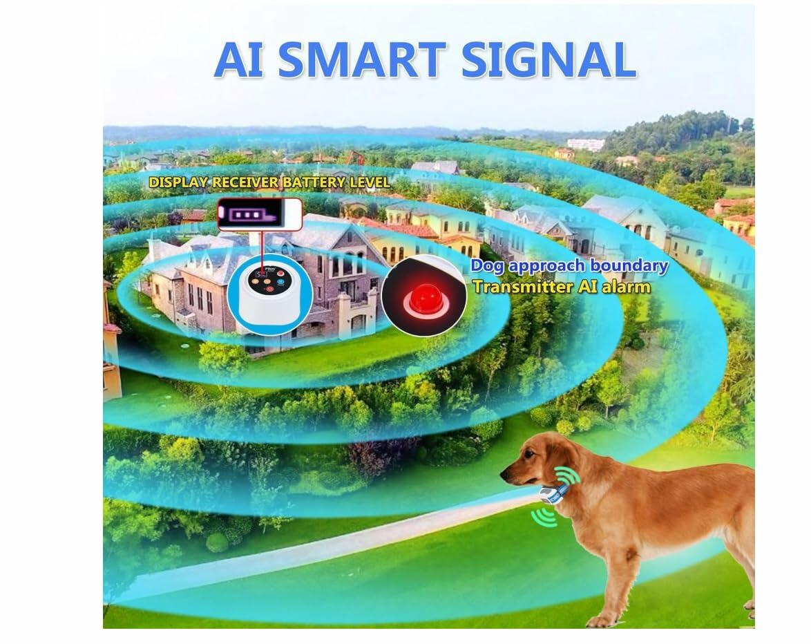 Dog Wireless Fence 2026 Newest Pet Electric Intelligent Containment System, Dog
