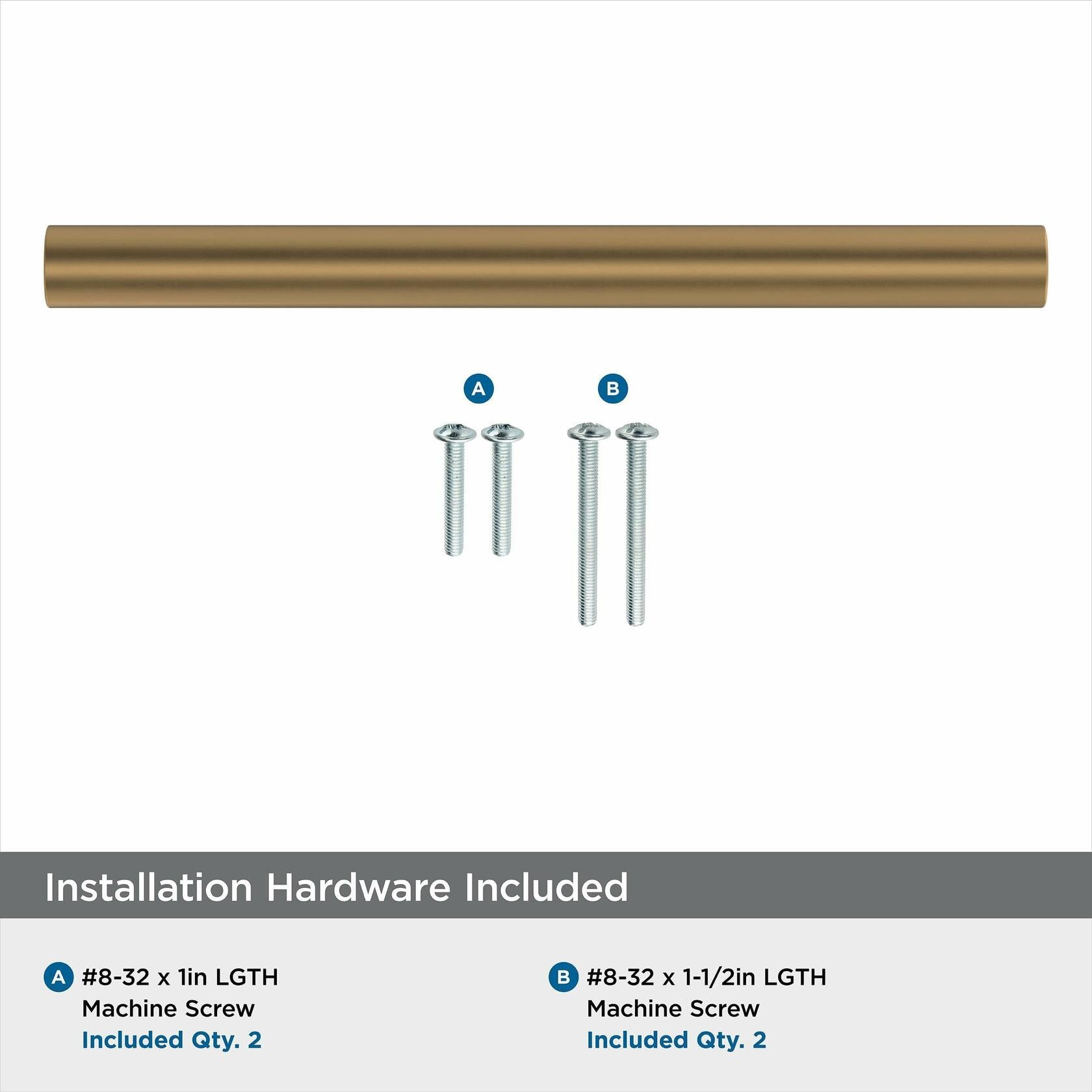 Amerock | Cabinet Pull | Champagne Bronze | 5-1/16 inch (128 mm)