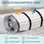 Storage Logic Foam Mattress Vacuum Bag for Moving, Storage, Vacuum Seal Mattress