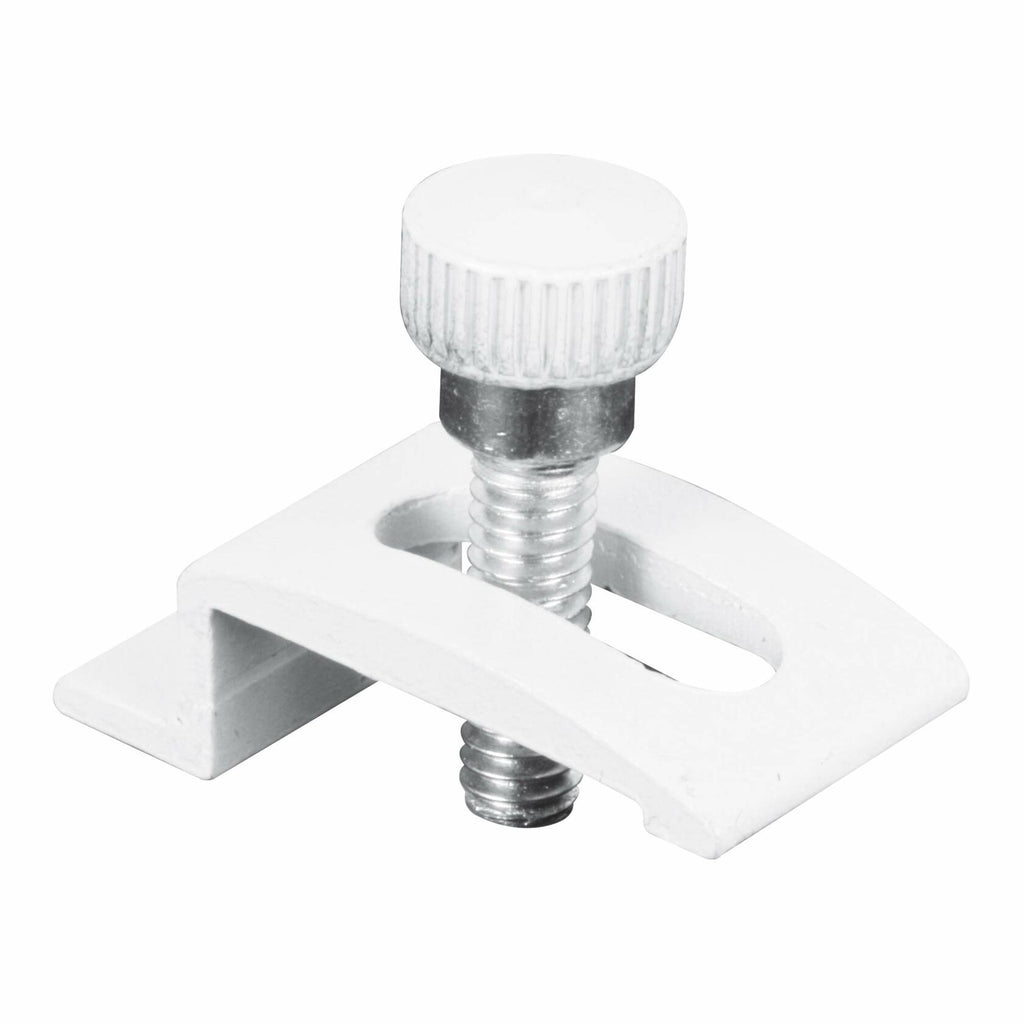 8 Pack Prime-Line T 8725 1/4 In. White Aluminum Storm Door Panel Clip