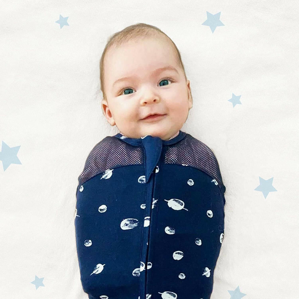 Happiest Baby Sleepea 5-Second Swaddle - small 100% Organic Cotton Baby Swaddle