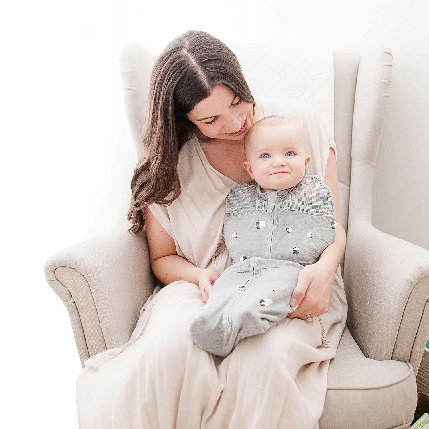 Happiest Baby Sleepea 5-Second Swaddle - small 100% Organic Cotton Baby Swaddle