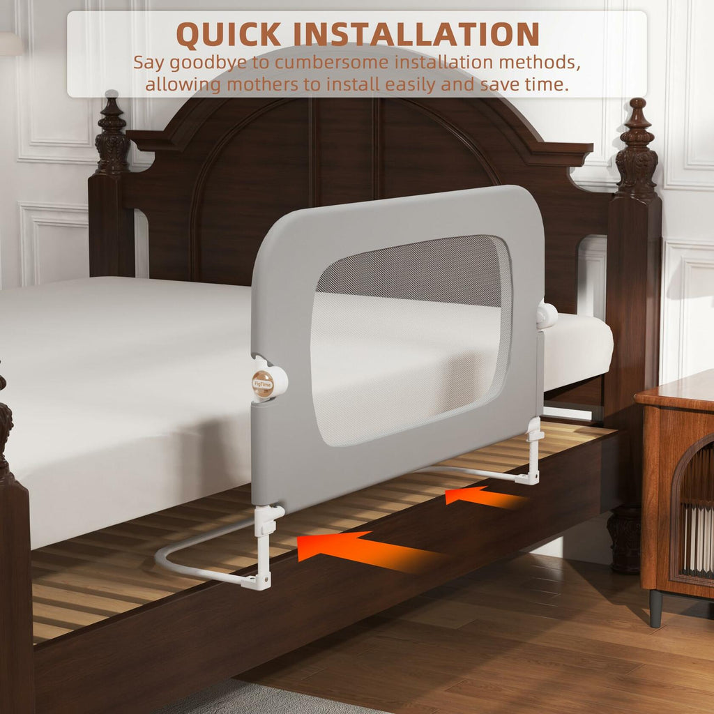 FigTime Bed Rail for Toddlers, Baby Bed Rail Guard for Kids, Toddler Bed Rails
