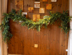 9ft Handmade Christmas Garland,Artificial Cypress Cedar Pine Needles Greenery