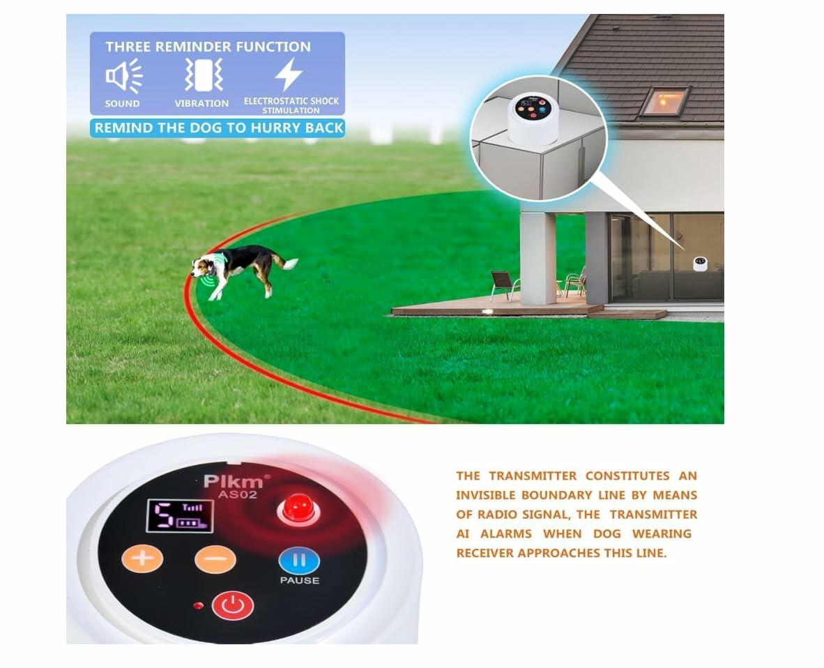 Dog Wireless Fence 2026 Newest Pet Electric Intelligent Containment System, Dog