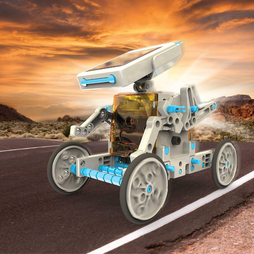 Discovery #Mindblown STEM 12-in-1 Solar Robot Creation 197-Piece Kit with