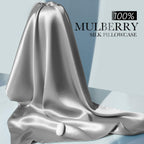 2 Pack 100% Mulberry Silk Pillowcase for Hair and Skin, 22 Momme Pure Natural