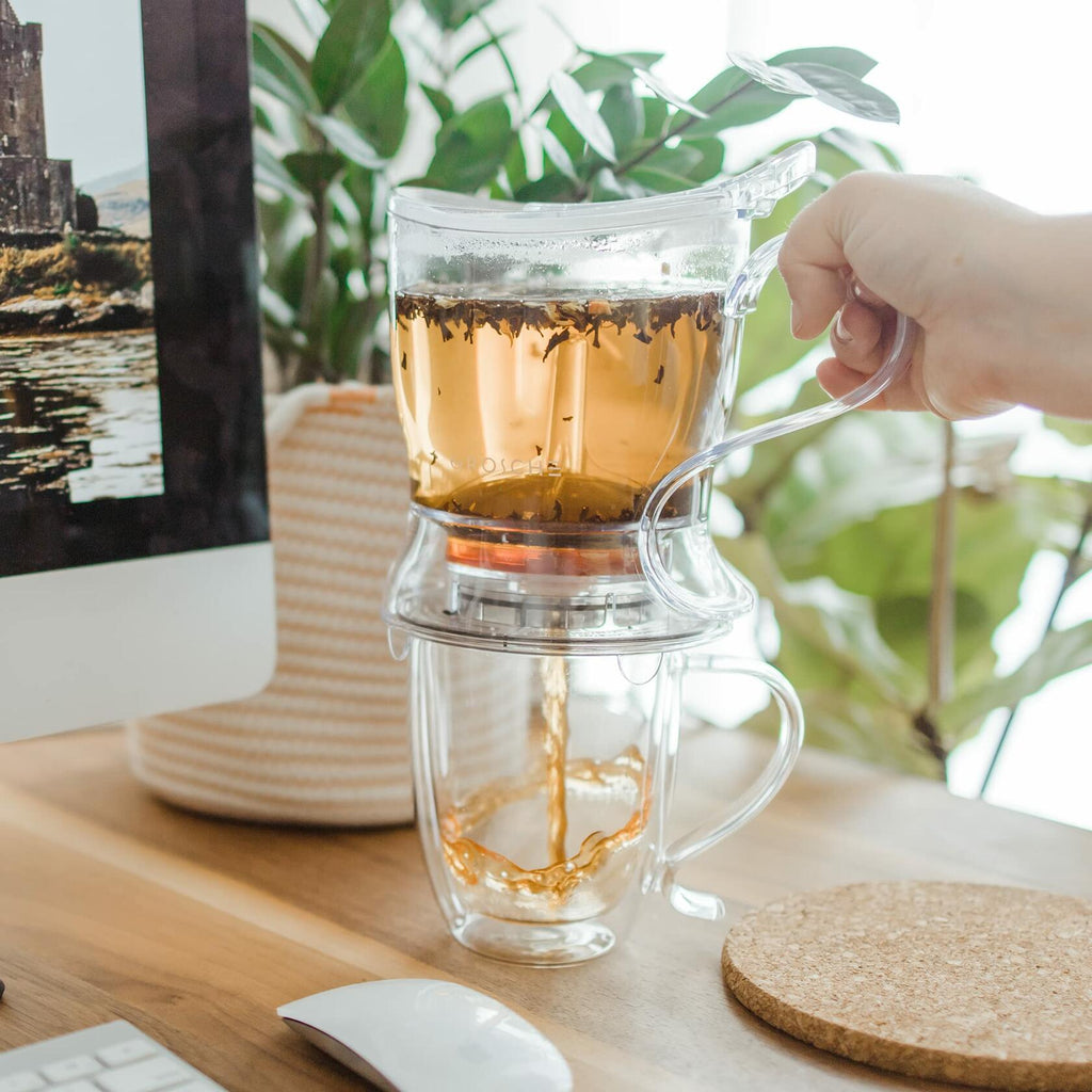 GROSCHE Aberdeen Tea Infuser Teapot & Smart Tea Maker - BPA-Free, Drip-Free