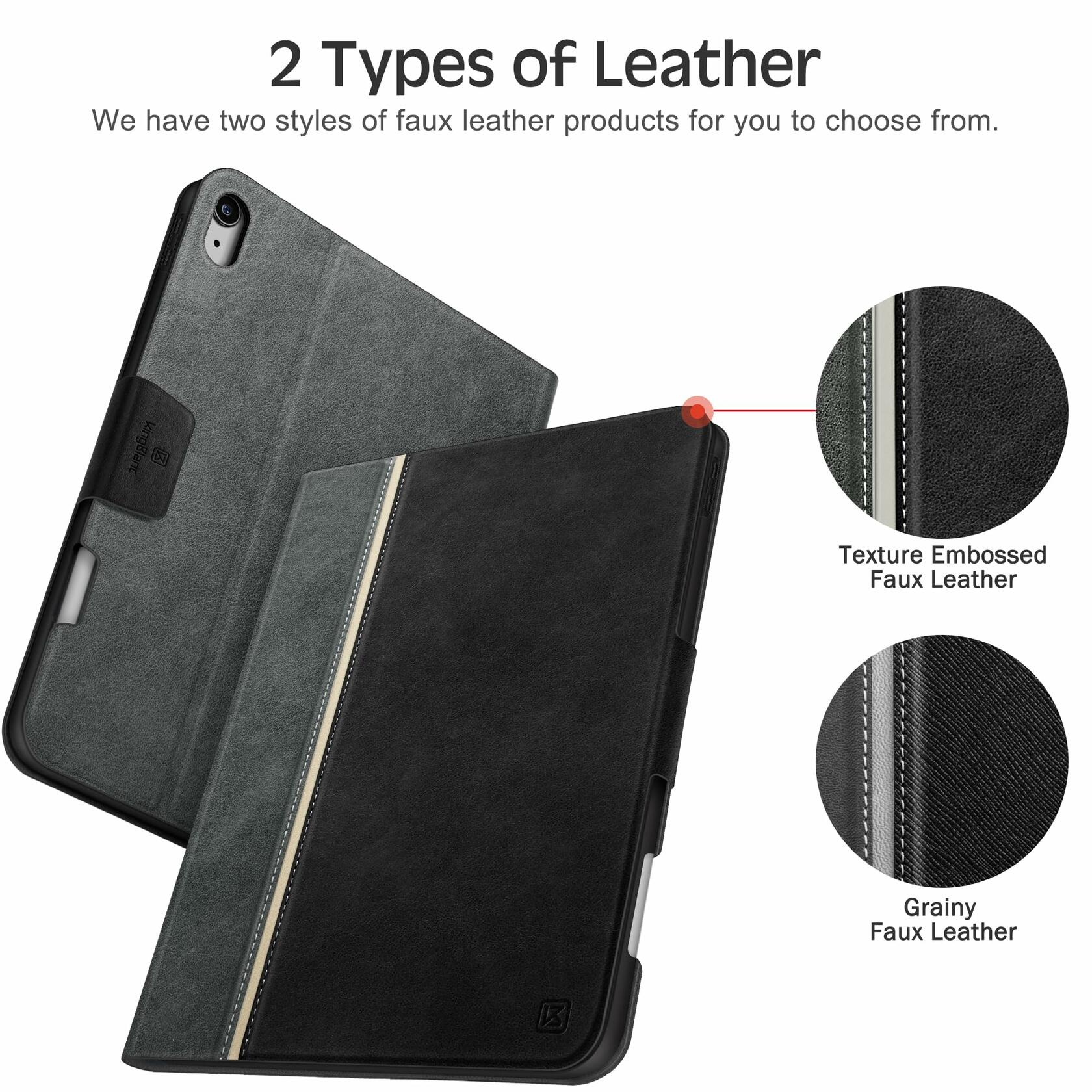KingBlanc for iPad Air 11-inch Case M4 2026/M3 2025/M2 2024, iPad Air 5th/4th
