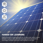 Discovery #Mindblown STEM 12-in-1 Solar Robot Creation 197-Piece Kit with