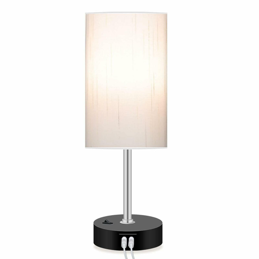 Bedroom Lamp with Smart RGB LED Bulb, Multicolor Changing Table Lamp for Bedroom