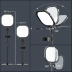 Zoom Lighting for Computer, Adjustable Desk Lighting for Video Calls, 30 Light