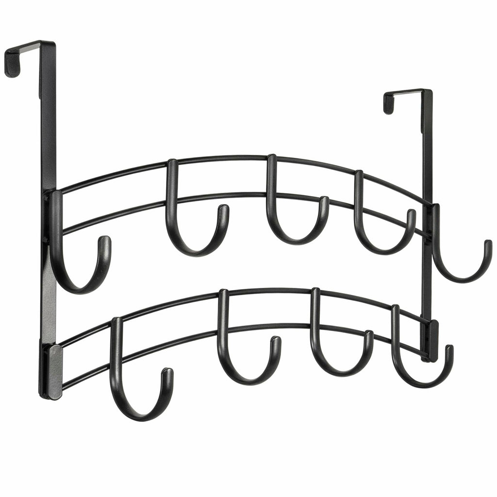 LYNK Professional® Home™ Over The Door Hooks - 9 Hook Over The Door Hanger -