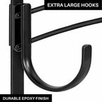 LYNK Professional® Home™ Over The Door Hooks - 9 Hook Over The Door Hanger -