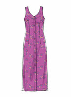 McCall's Patterns McCall's Learn Women's Sleeveless Button Up Dress, Plus Sizes