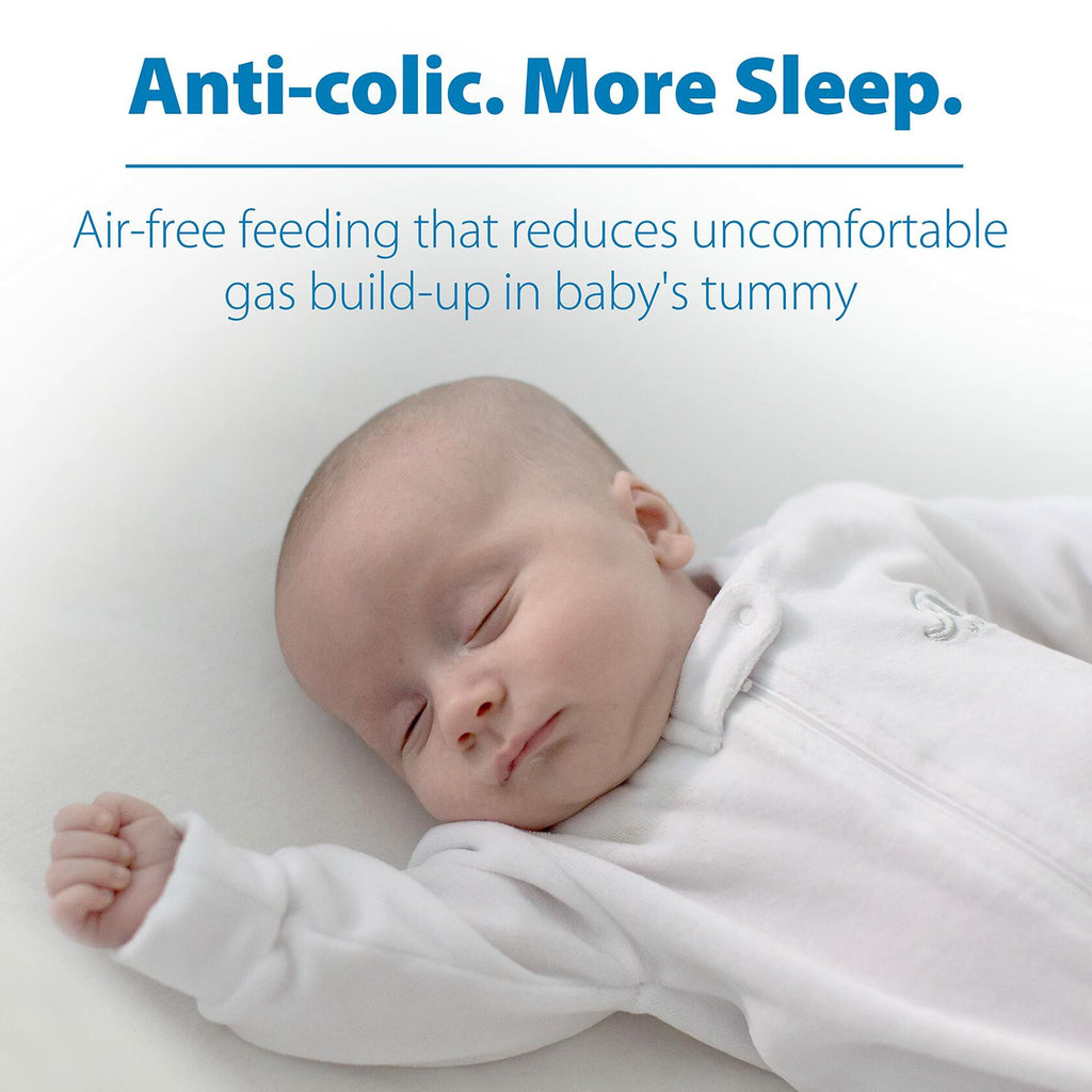 4 PACK Dr. Brown's Anti-Colic Baby Feeding Set with Slow Flow Nipples, Travel