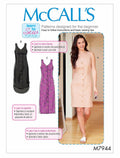 McCall's Patterns McCall's Learn Women's Sleeveless Button Up Dress, Plus Sizes