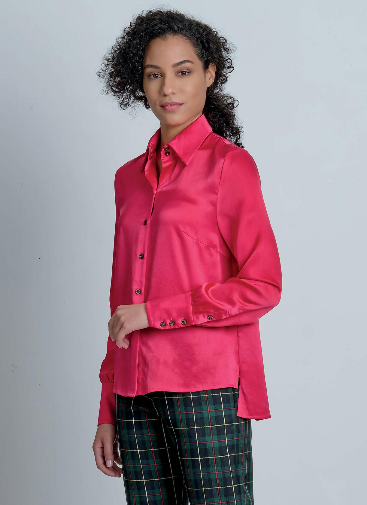 McCall Pattern Company McCall's Women's Button-Up Close Fitting Blouse Sewing