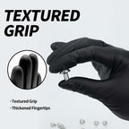 10 Packs Basic Disposable Medical Synmax Vinyl Exam Gloves- 4 mil Safty Glove