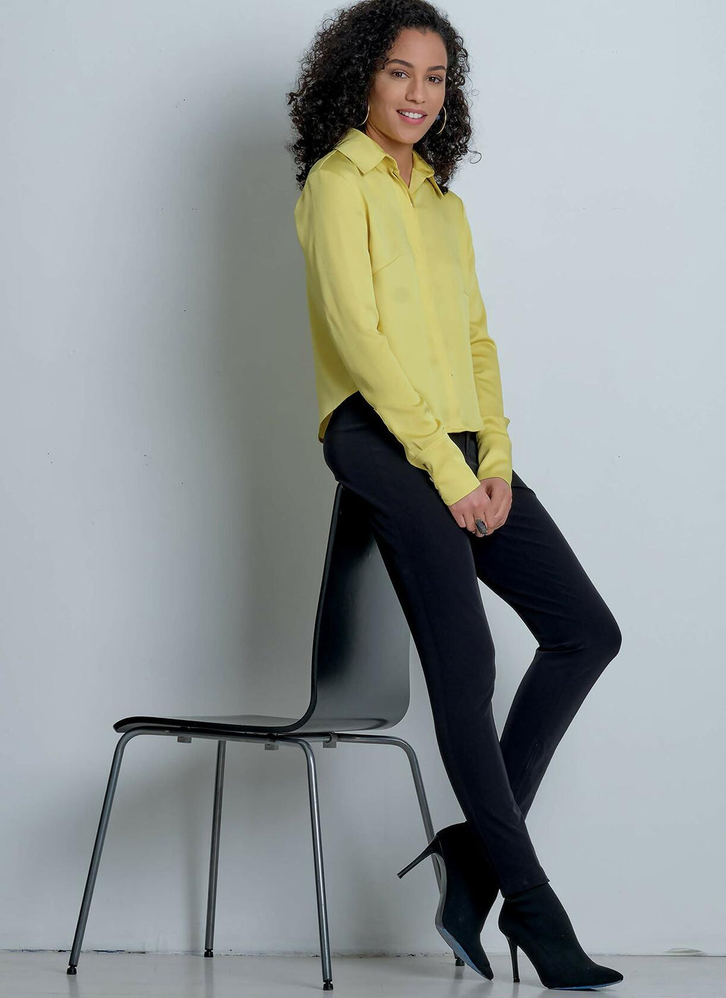 McCall Pattern Company McCall's Women's Button-Up Close Fitting Blouse Sewing