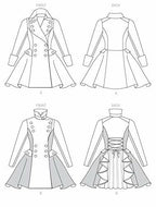 McCall Pattern Company McCall's Women's Lined Coat Cosplay Costume Sewing