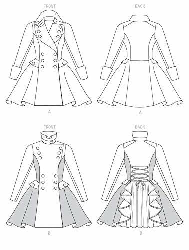 McCall Pattern Company McCall's Women's Lined Coat Cosplay Costume Sewing