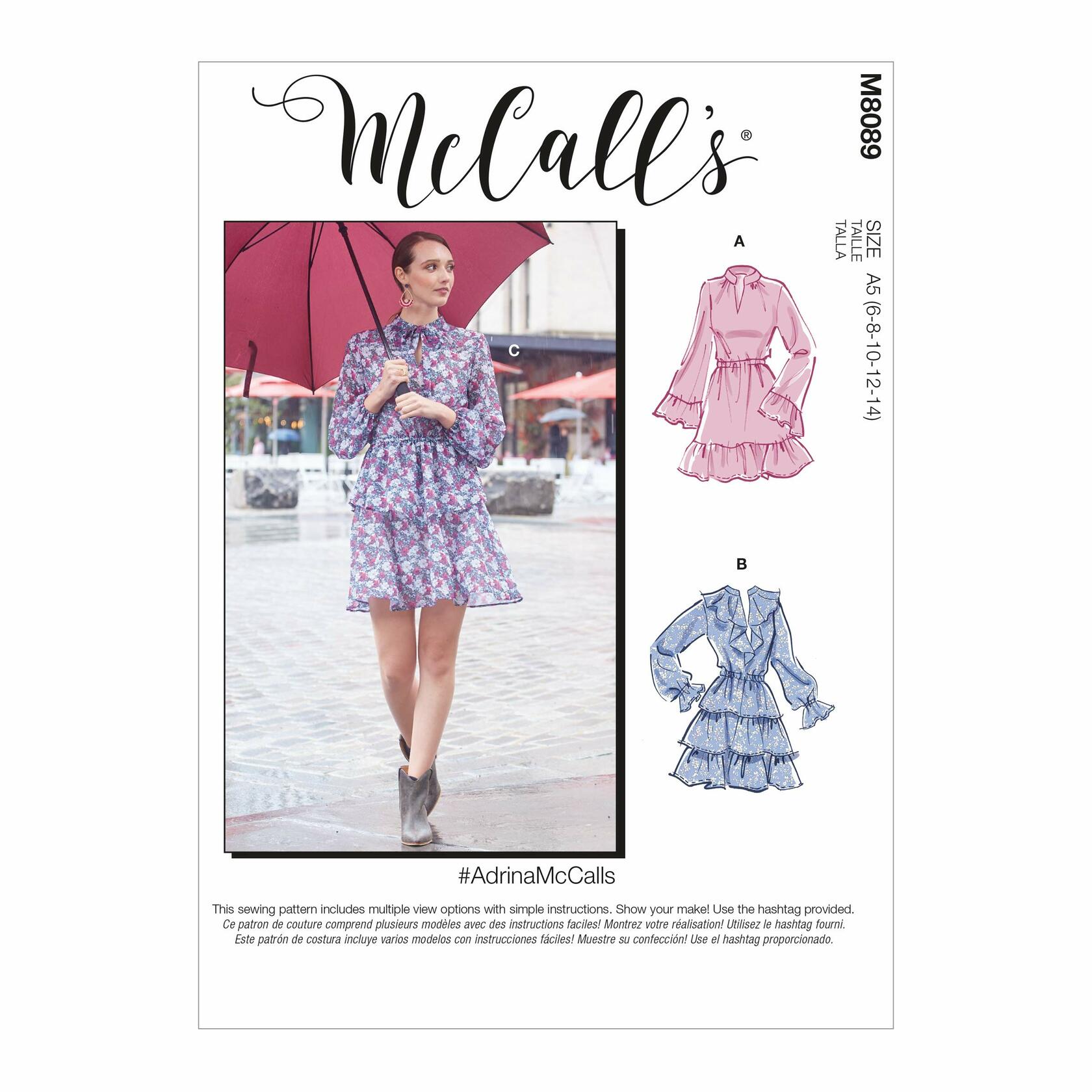 McCall Pattern. 14-16-18-2 14-16-18-20-22.