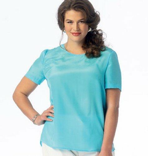 McCall Pattern Company M6927 Misses/Womens Tops and Tunics, Size RR