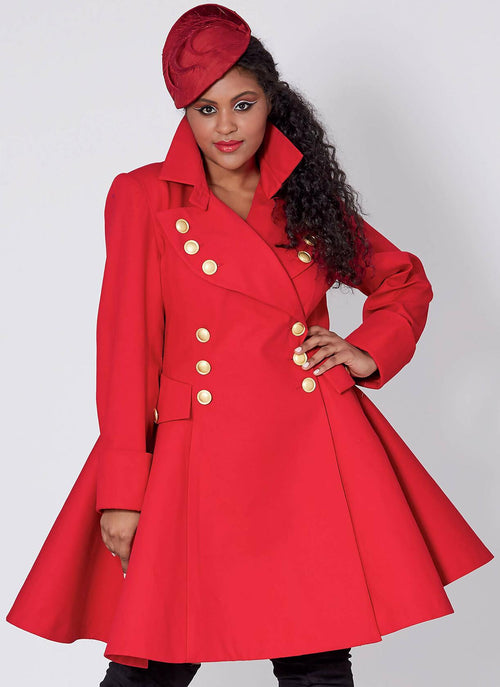 McCall Pattern Company McCall's Women's Lined Coat Cosplay Costume Sewing
