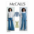 McCall Pattern Company McCall's Women's Long Sleeve Blouse, Romper, and Jumpsuit