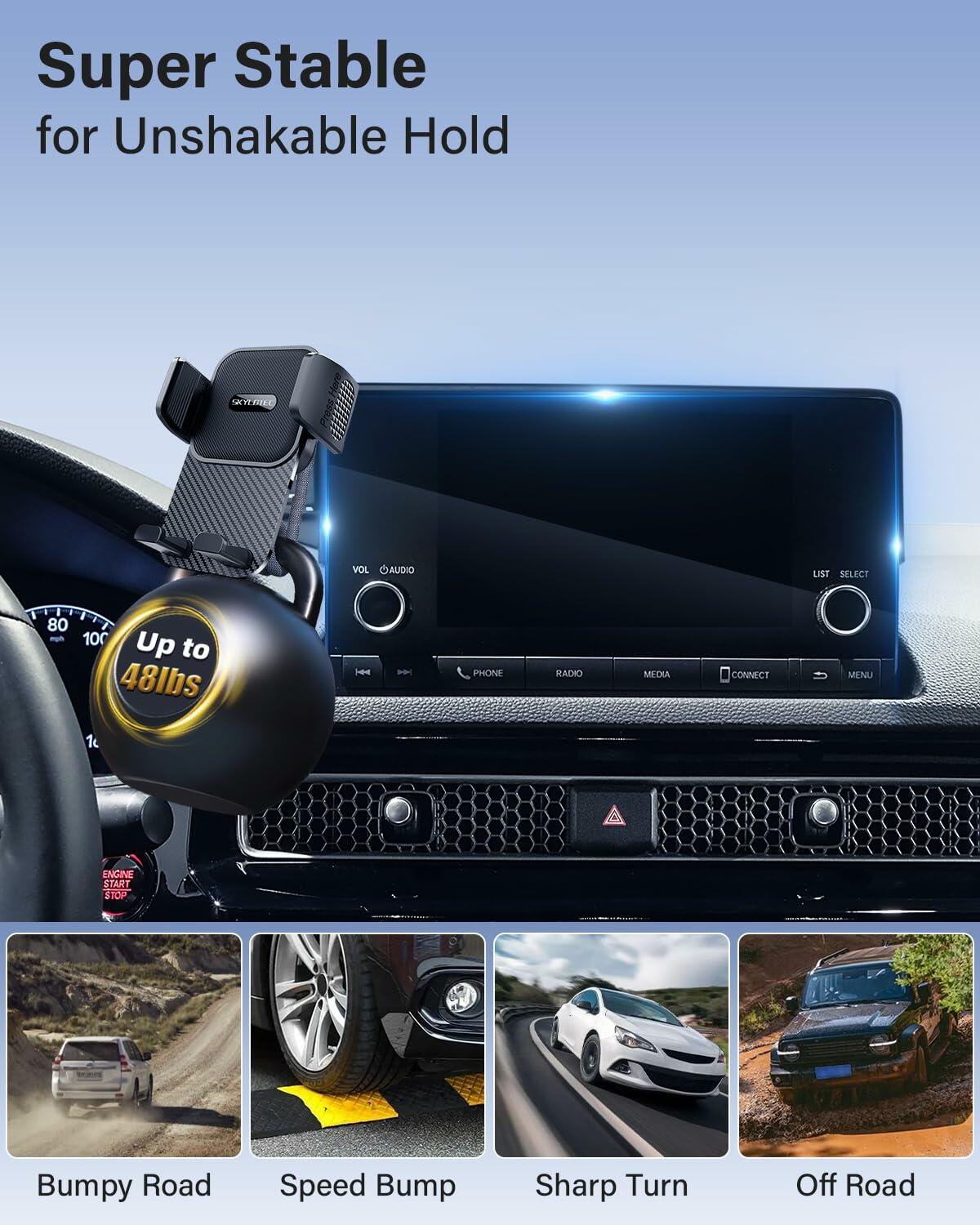 SKYLOTEC Car Phone Holder for BMW X3 X4 2022 2023 2024 Accessories 12.3-Inch