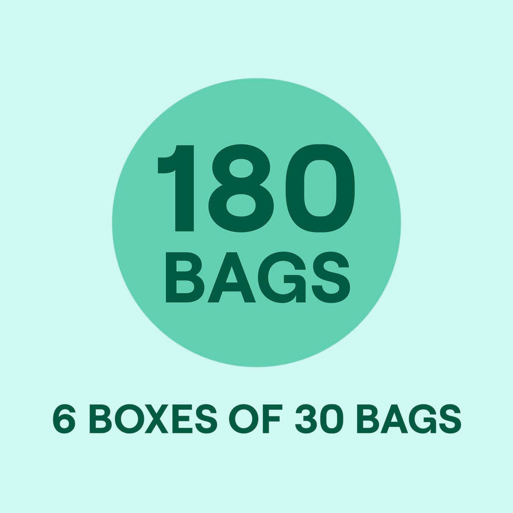 6 Packs of 30 count Seventh Generation 13 Gallon Extra Strong Tall Kitchen Trash