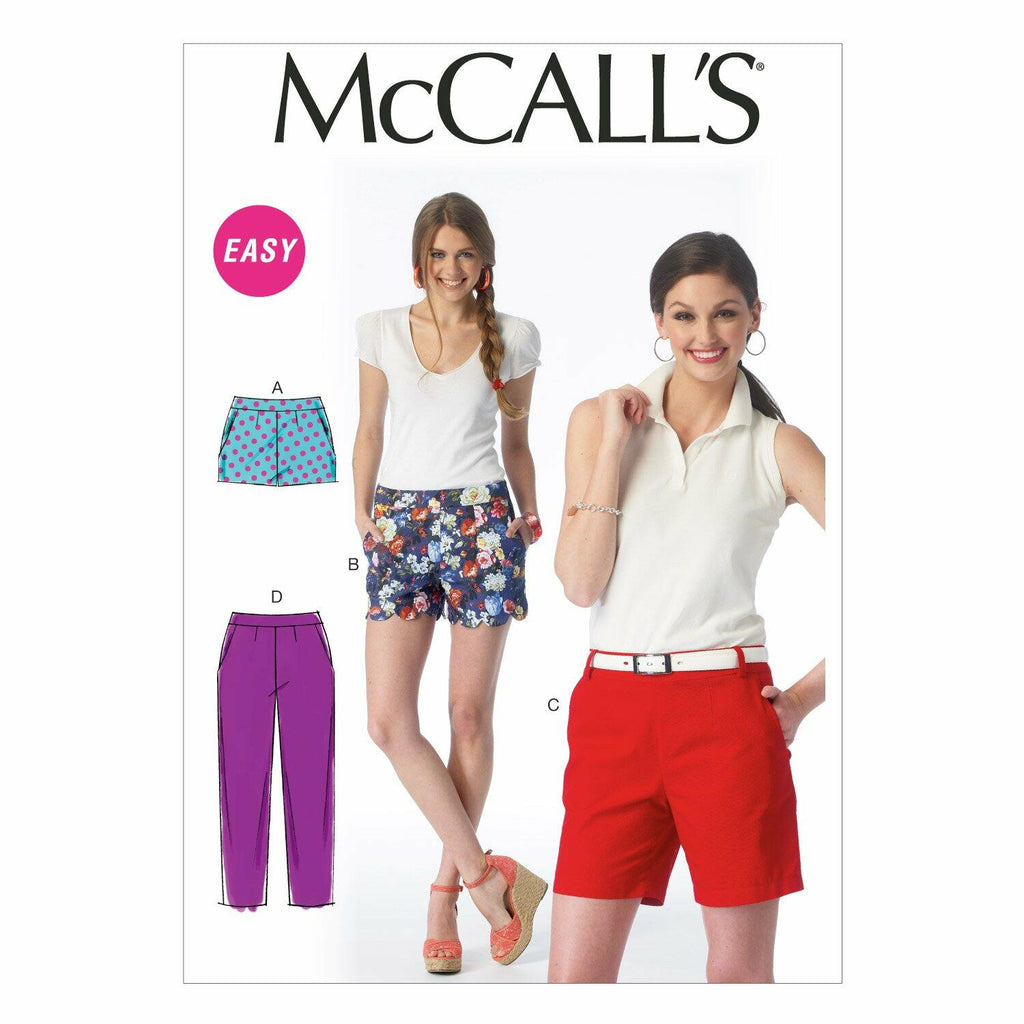 McCall Pattern Company M6930 Misses Shorts and Pants, Size E5