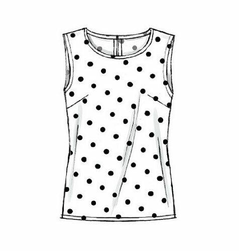 McCall Pattern Company M6927 Misses/Womens Tops and Tunics, Size RR
