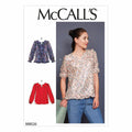 McCall's Sewing Pattern Misses' Tops Size 6-8-10-12-14, Various Colours
