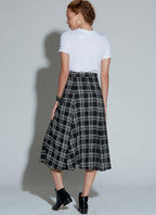 McCall's M7813A5 Women's Shin Length Wrap Skirt Sewing Patterns, Sizes 6-14