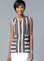 McCall's Patterns Split-Neck, Seam-Detail Tops