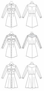 McCall's Patterns McCall's Women's Button-Up Dress, Sizes 14-22 Sewing Pattern,