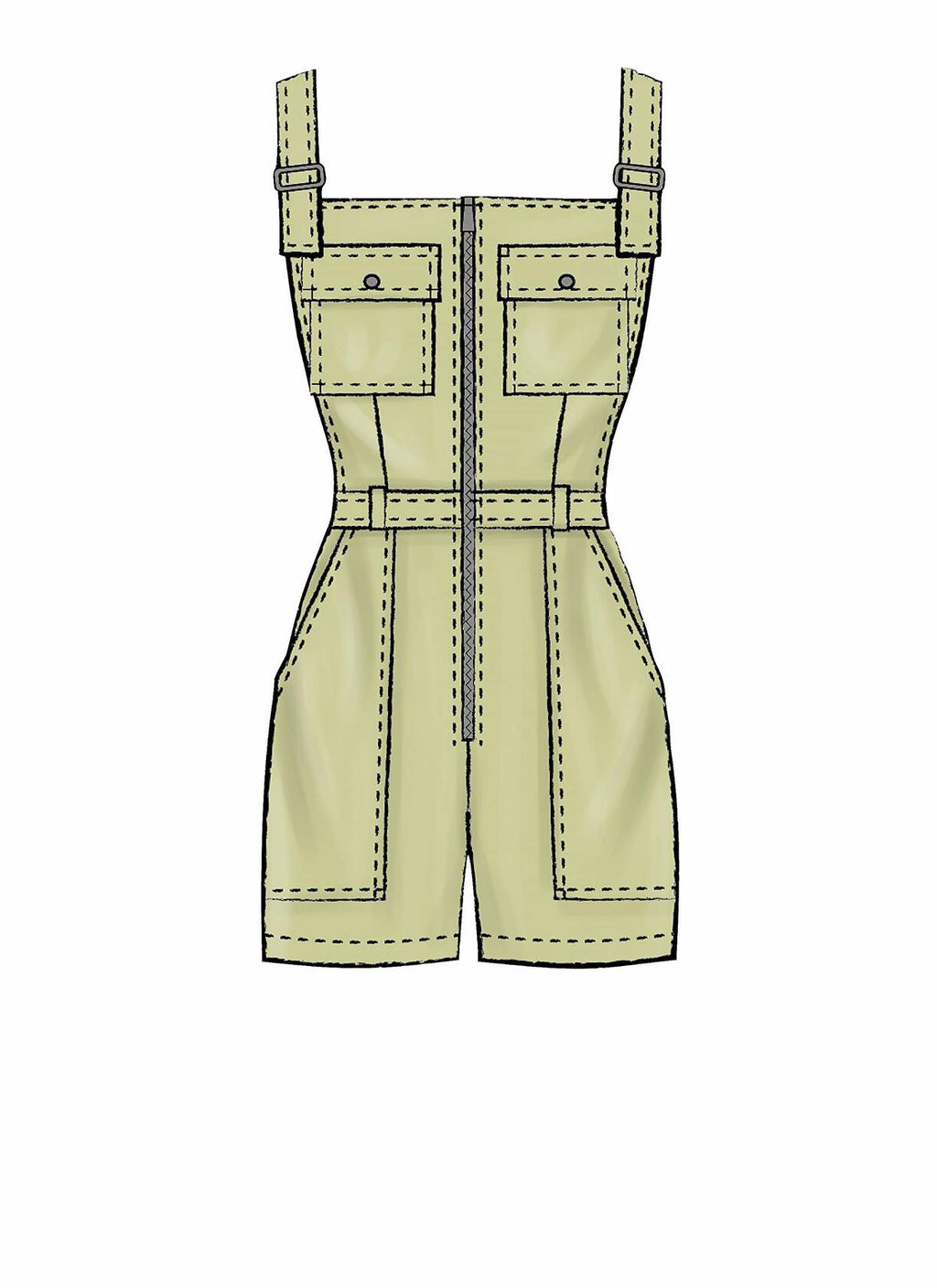 McCall Pattern Company McCall's Women's Long Sleeve Blouse, Romper, and Jumpsuit