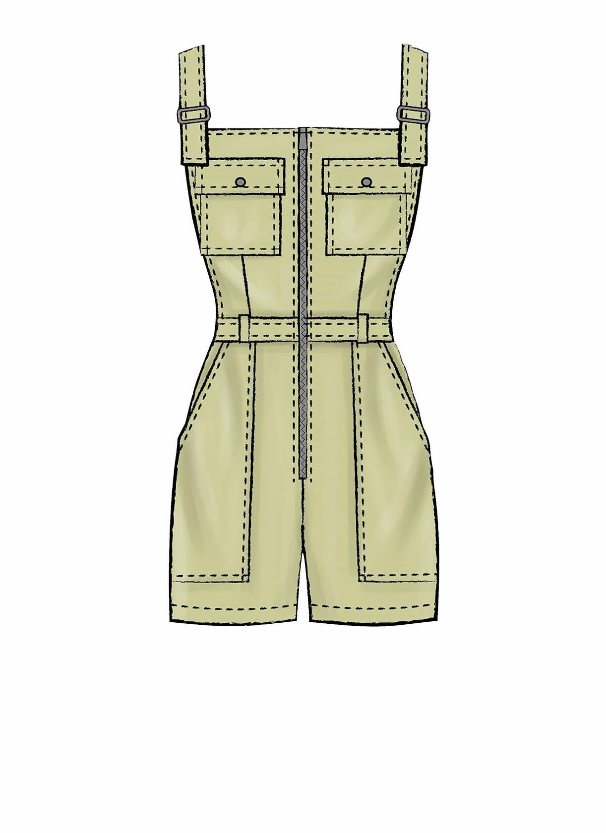 McCall Pattern Company McCall's Women's Long Sleeve Blouse, Romper, and Jumpsuit