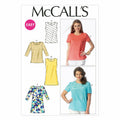 McCall Pattern Company M6927 Misses/Womens Tops and Tunics, Size RR