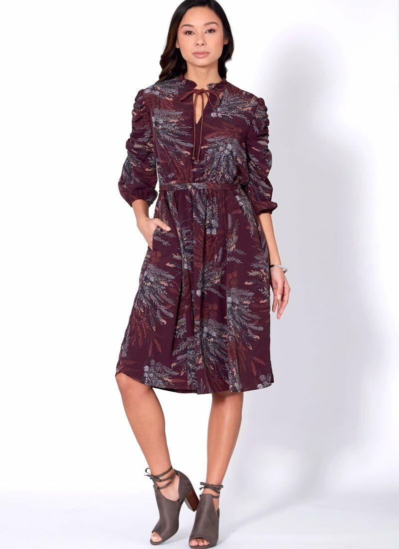 McCall Pattern Company McCall's Women's Loose-Fitting Long Sleeve Dress, 14-22