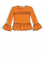 McCall Pattern Company McCall's Women's Flared Cuff Blouse Sewing Patterns,