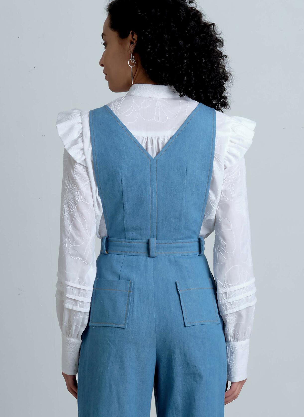 McCall Pattern Company McCall's Women's Long Sleeve Blouse, Romper, and Jumpsuit