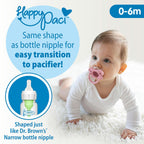 4 PACK Dr. Brown's Anti-Colic Baby Feeding Set with Slow Flow Nipples, Travel