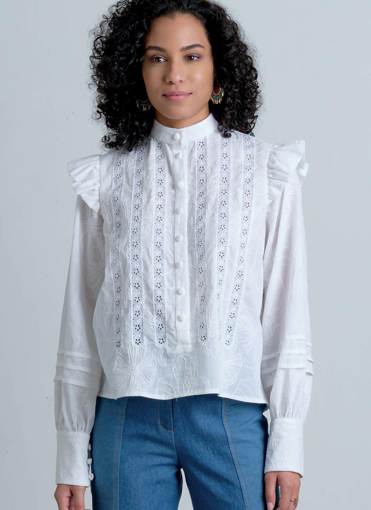 McCall Pattern Company McCall's Women's Long Sleeve Blouse, Romper, and Jumpsuit