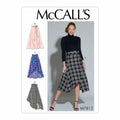 McCall's M7813A5 Women's Shin Length Wrap Skirt Sewing Patterns, Sizes 6-14
