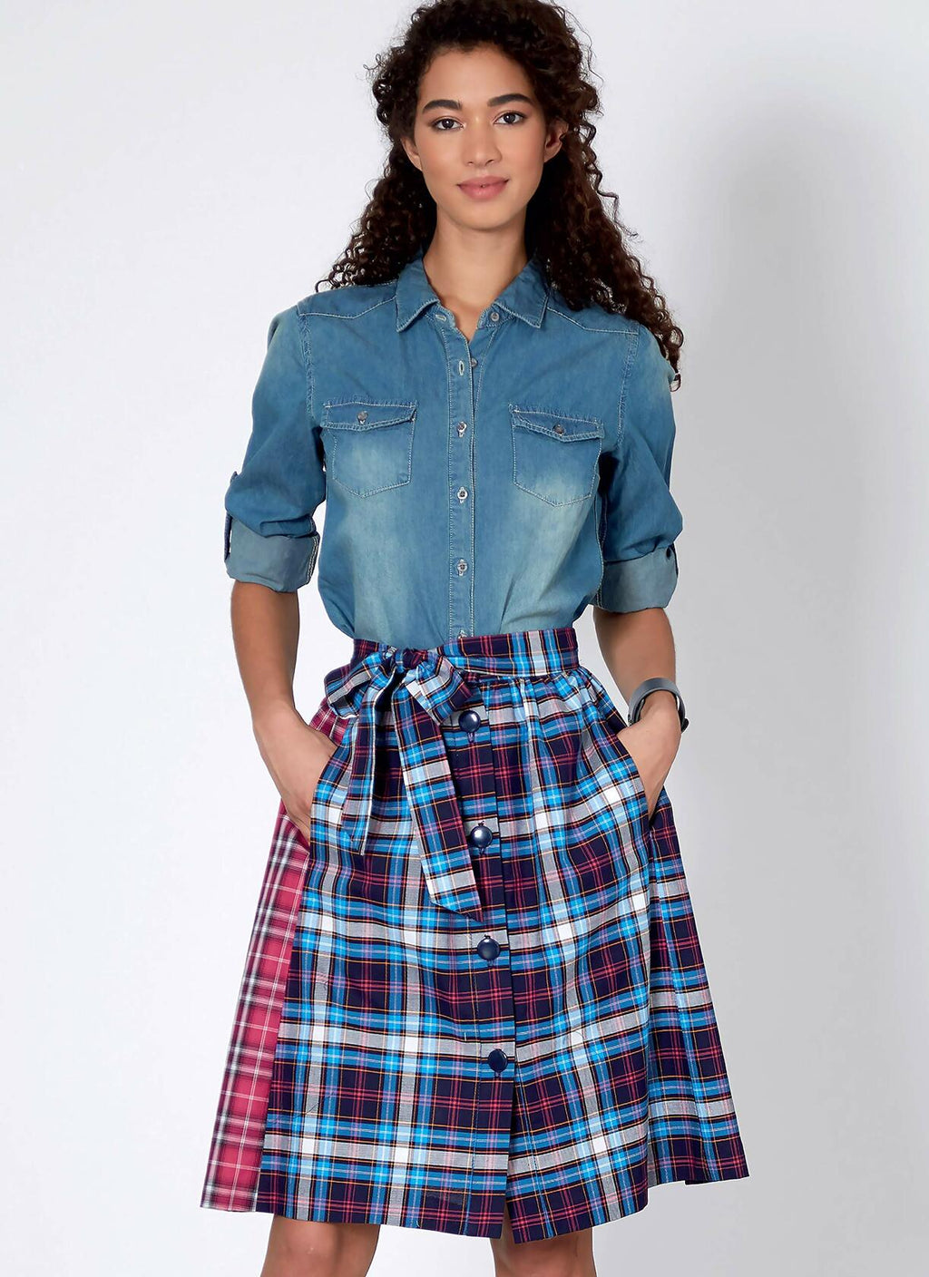 McCall Pattern Company McCall's M79785 Women's Button-Up Long Sleeve Crop Top